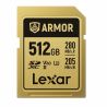 Lexar PRO ARMOR GOLD 512GB SDXC acciaio