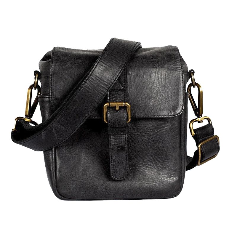 Bronkey - Berlino Camera Bag Black Leather