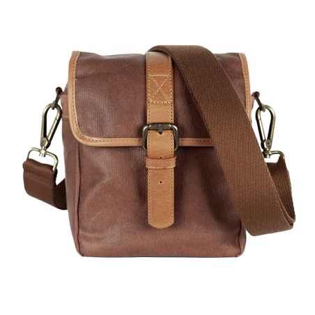 Bronkey - Berlino Camera Bag Canvas Coffee