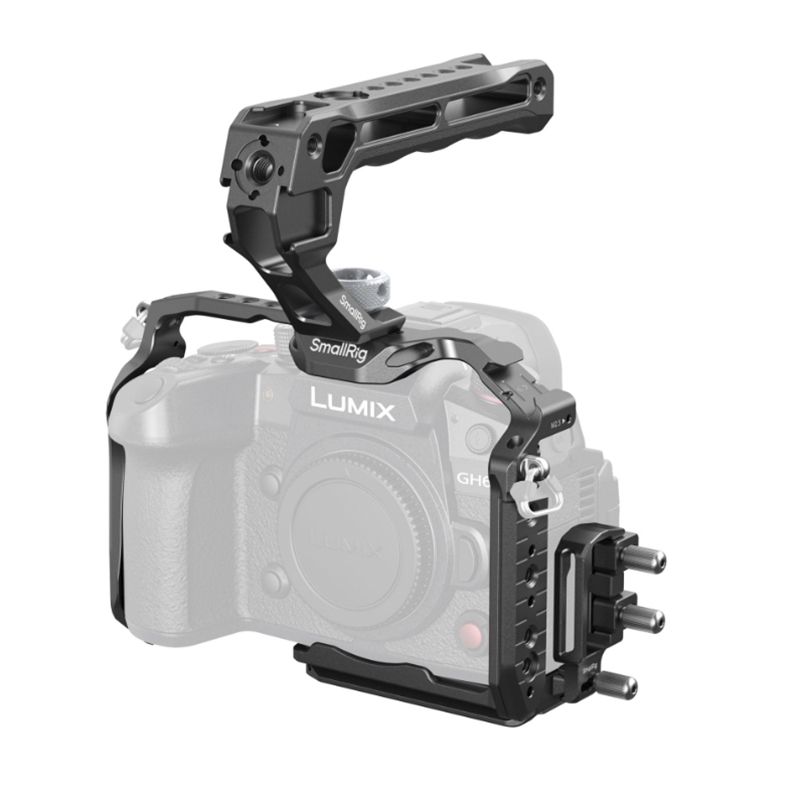 SmallRig Kit gabbia a sgancio rapido HawkLock per Panasonic LUMIX GH7 / GH6