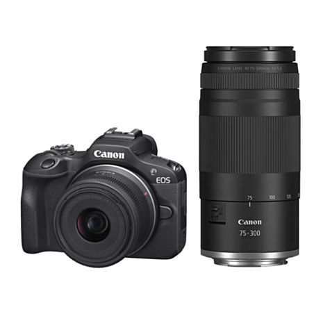 Canon EOS R100 + RF-S 18-45mm + RF 75-300mm