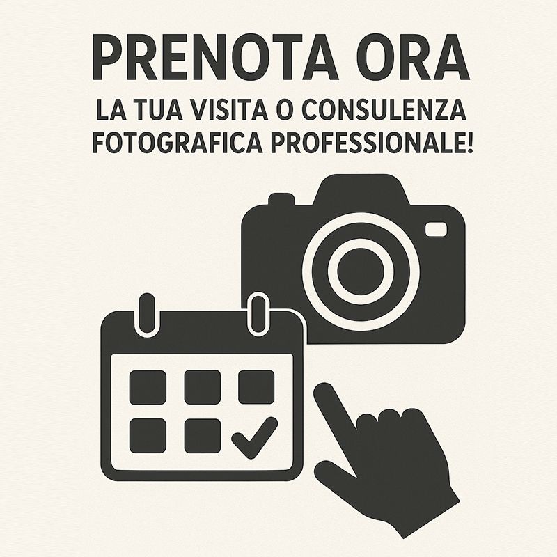 Prenota ora la tua visita o consulenza fotografica professionale!