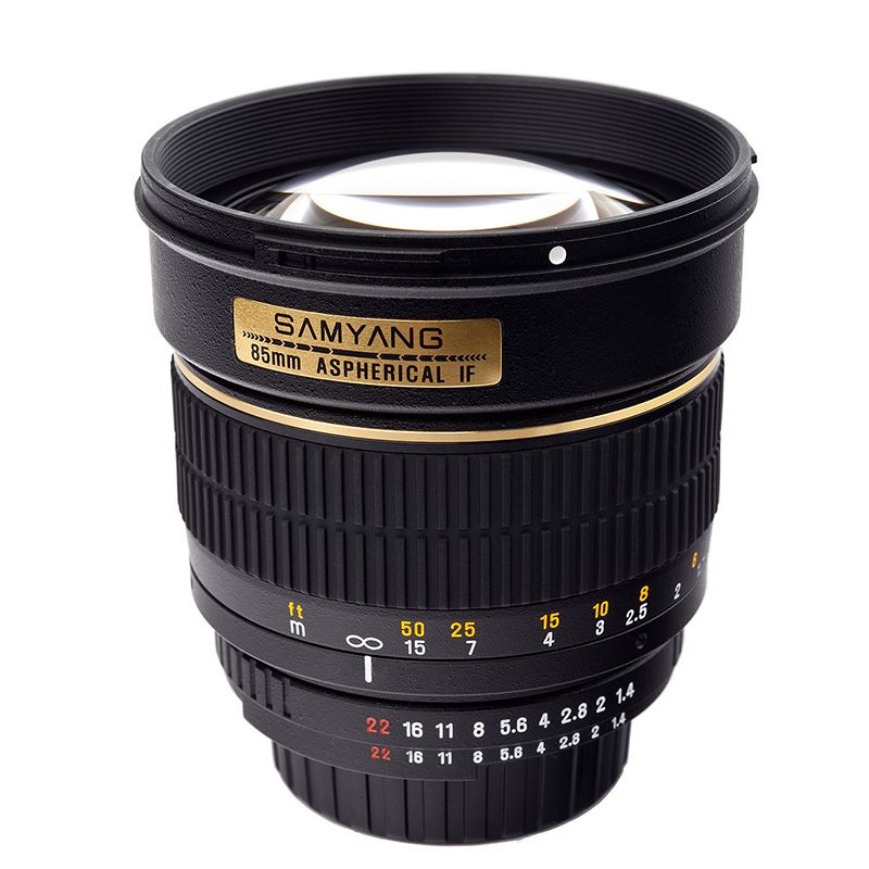 Samyang 85mm F/1,4 manual focus per canon EF
