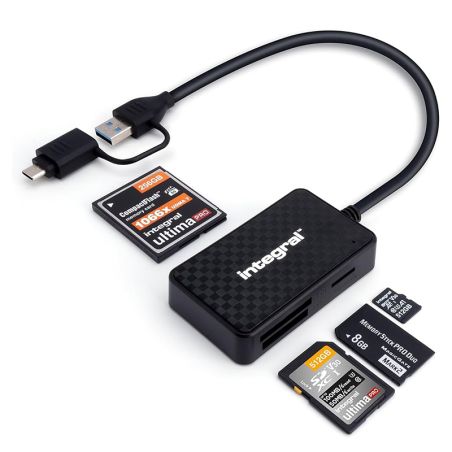 Integral Multi card reader