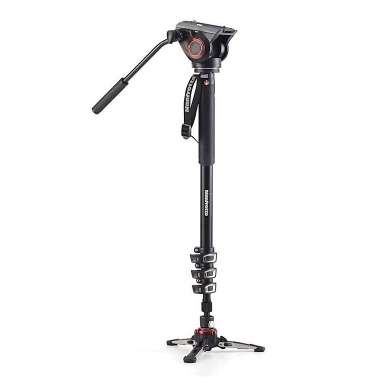 Manfrotto Monopiede video XPRO+ con base fluida e testa video