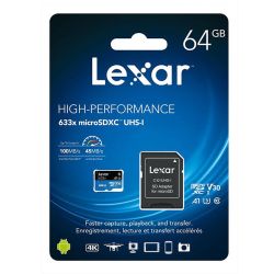 Lexar micro SDHC 64GB Silver Plus