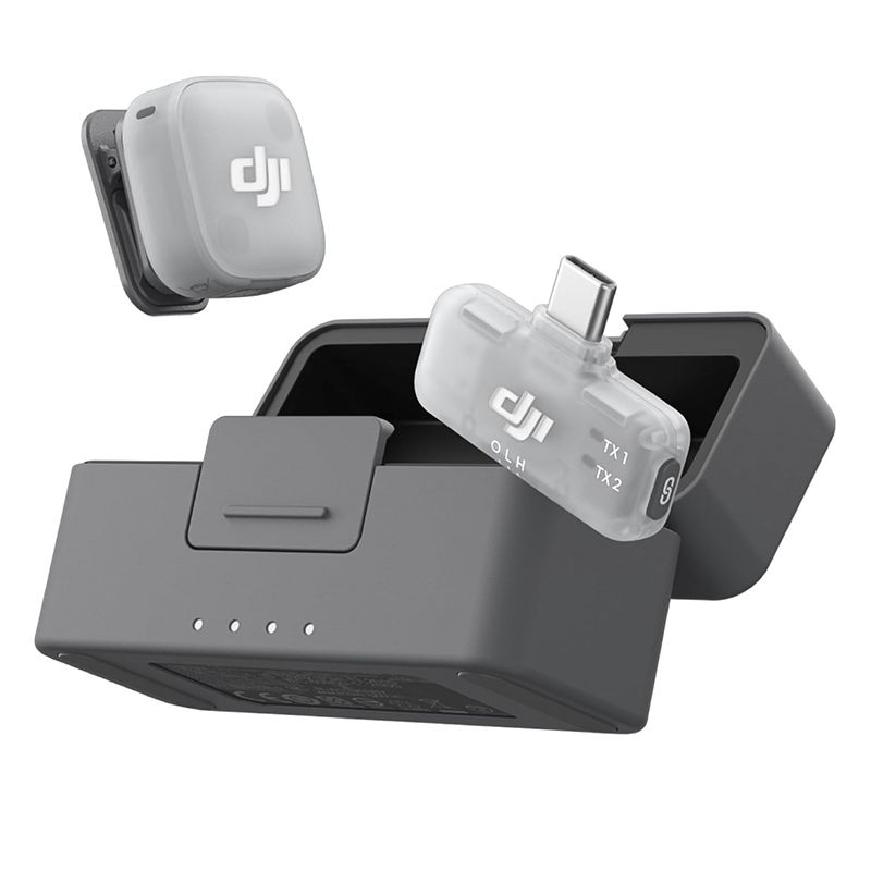 DJI Mic Mini 2S (1 TX + 1 RX + Custodia di ricarica)