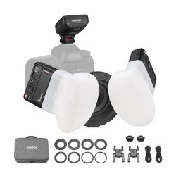 Godox MF12-DK1 Kit di Luci flash Macro per fotografia per SONY