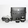 Nikkormat FT + Nikkor 55/3,5 micro 8 + 28/3,5 + 105/2,5 + borsa