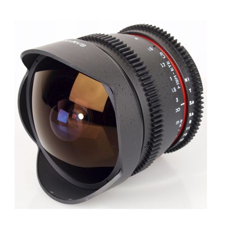 Samyang 8/3,8 CS II Fish-eye Video per Canon